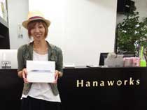 社内ボーリング大会・ラッキー賞40位 中山さん 